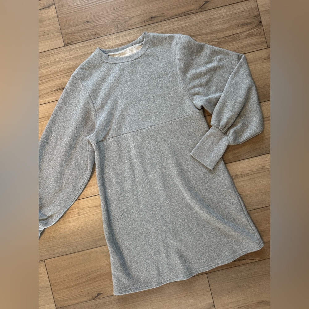 Urban Outfitters Heather Grey Sweatshirt Dress warm lined s small women's